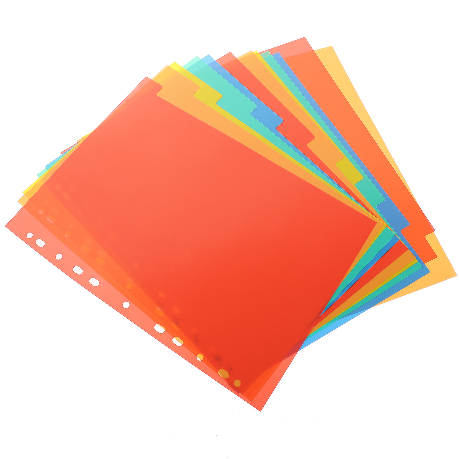 Tab Divider A4 - علامات فواصل أوراق A4 قابلة للنزع،