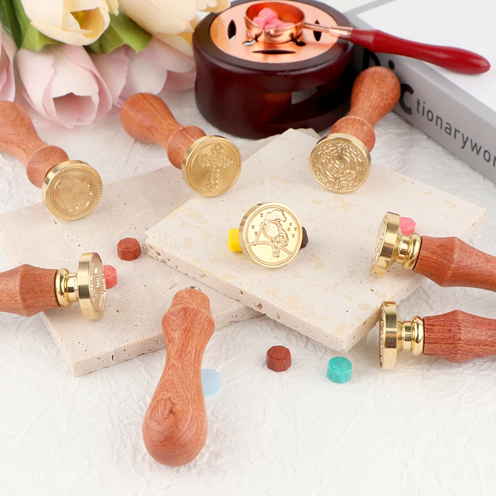 مجموعة ختم الشمع 1 رأس ختم نحا - مراجعة Wax Seal Stamp Set وسعره