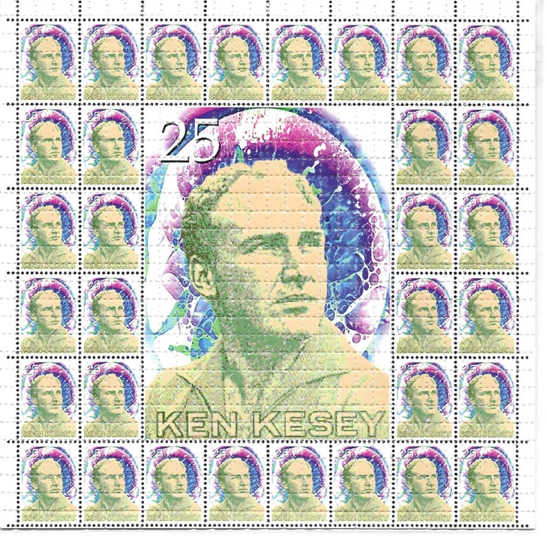 Kesey Stamps مخدر LSD حمض الحر - مراجعة Ink Blotter Paper وسعره