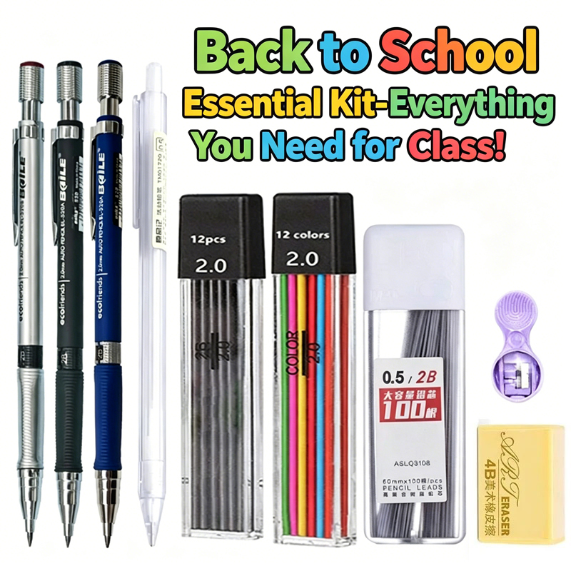 مجموعة أقلام رصاص ميكانيكية 2- - مراجعة Staedtler Pencil Lumocolor وسعره