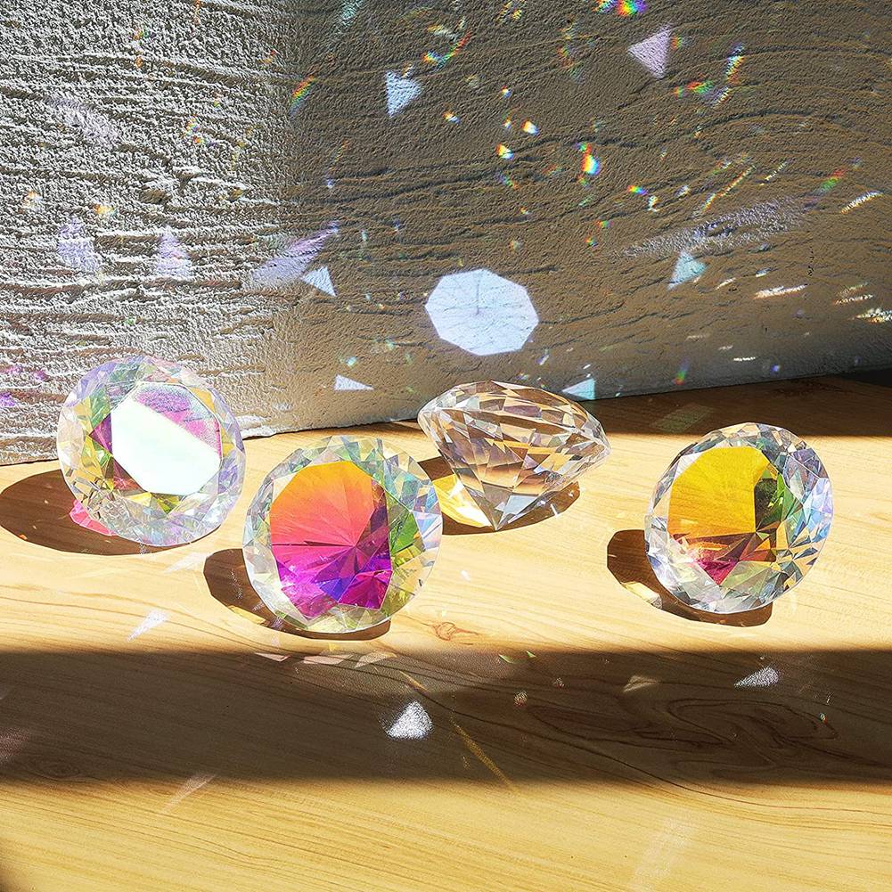 AB46-2PCS 50 مم/ 2 بوصة كريستا - مراجعة Paper Weight Crystal وسعره