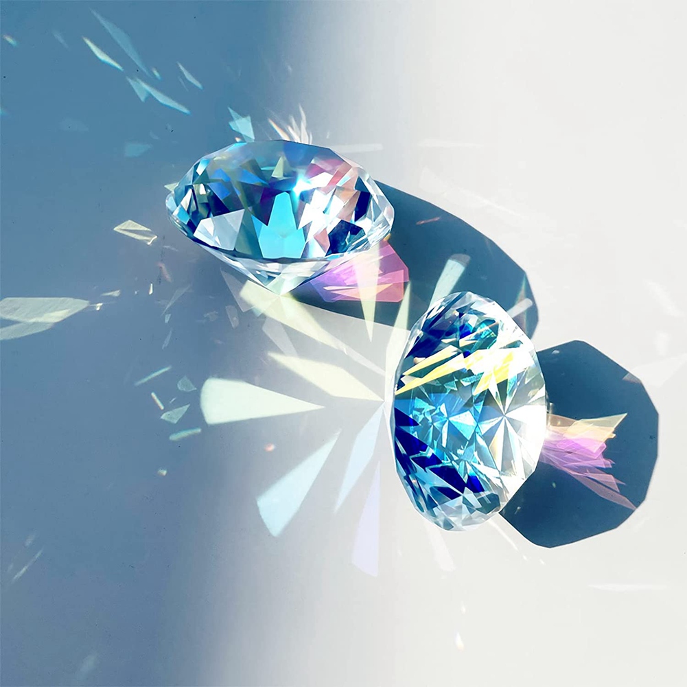 AB46-2PCS 50 مم/ 2 بوصة كريستا - مراجعة Paper Weight Crystal وسعره