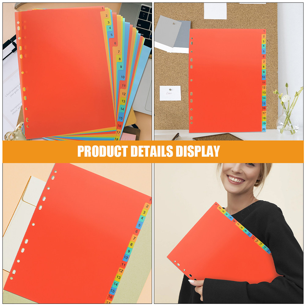 مجموعتان من منظمات الملفات، مج - مراجعة Tab Divider A4 وسعره