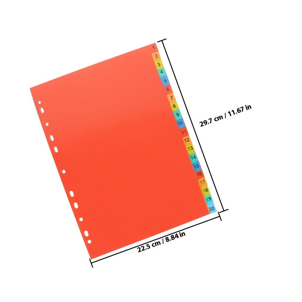 مجموعتان من منظمات الملفات، مج - مراجعة Tab Divider A4 وسعره