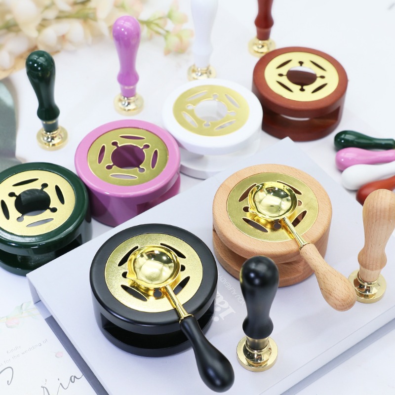طقم فرن صهر الشمع، موقد خشبي م - مراجعة Wax Seal Stamp Set وسعره