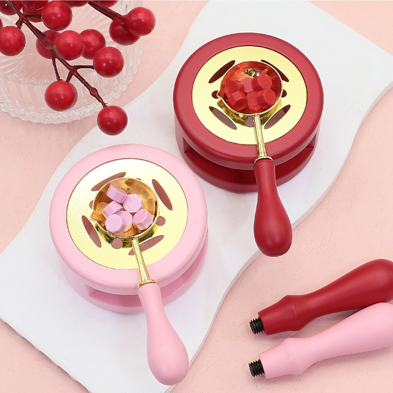 طقم فرن صهر الشمع، موقد خشبي م - مراجعة Wax Seal Stamp Set وسعره