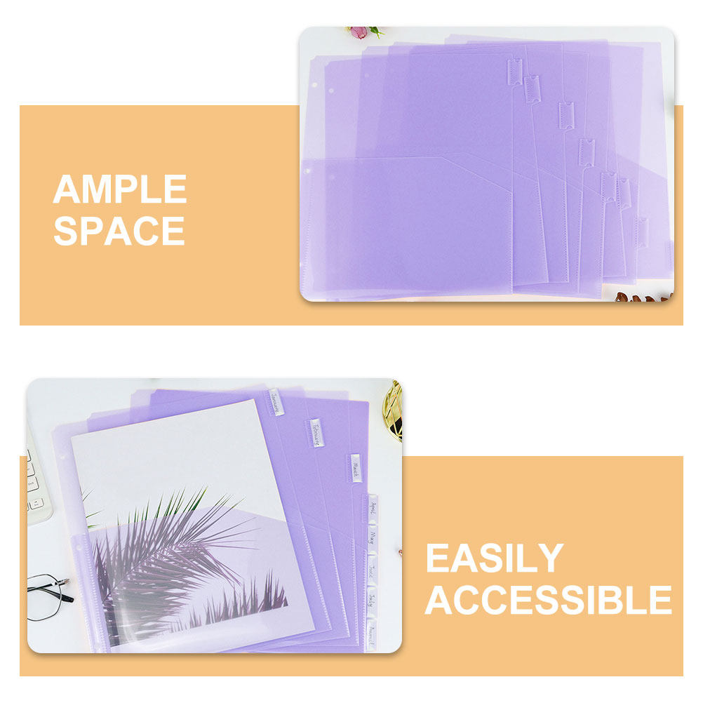 2 مجموعة من الفواصل لملفات A4  - مراجعة Tab Divider A4 وسعره