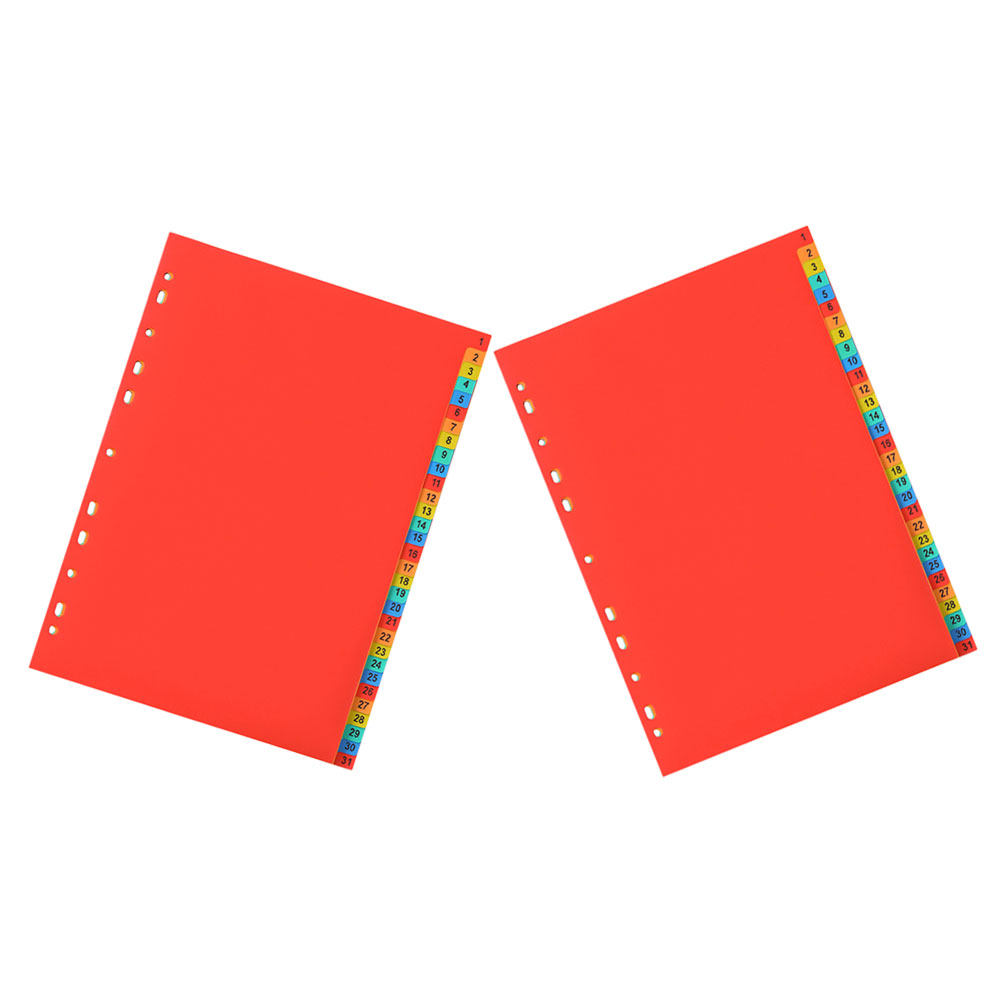 مجموعتان من فواصل الفهرسة A4 ا - مراجعة Tab Divider A4 وسعره