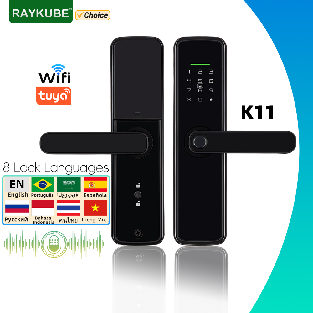 RAYKUBE K11 Tuya WiFi قفل ببصم - مراجعة Letter Opener Brass وسعره