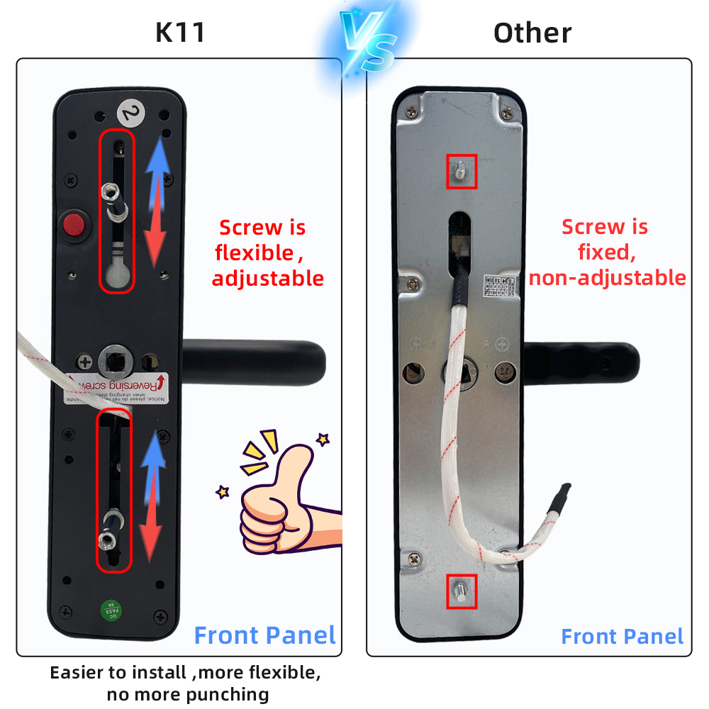 RAYKUBE K11 Tuya WiFi قفل ببصم - مراجعة Letter Opener Brass وسعره