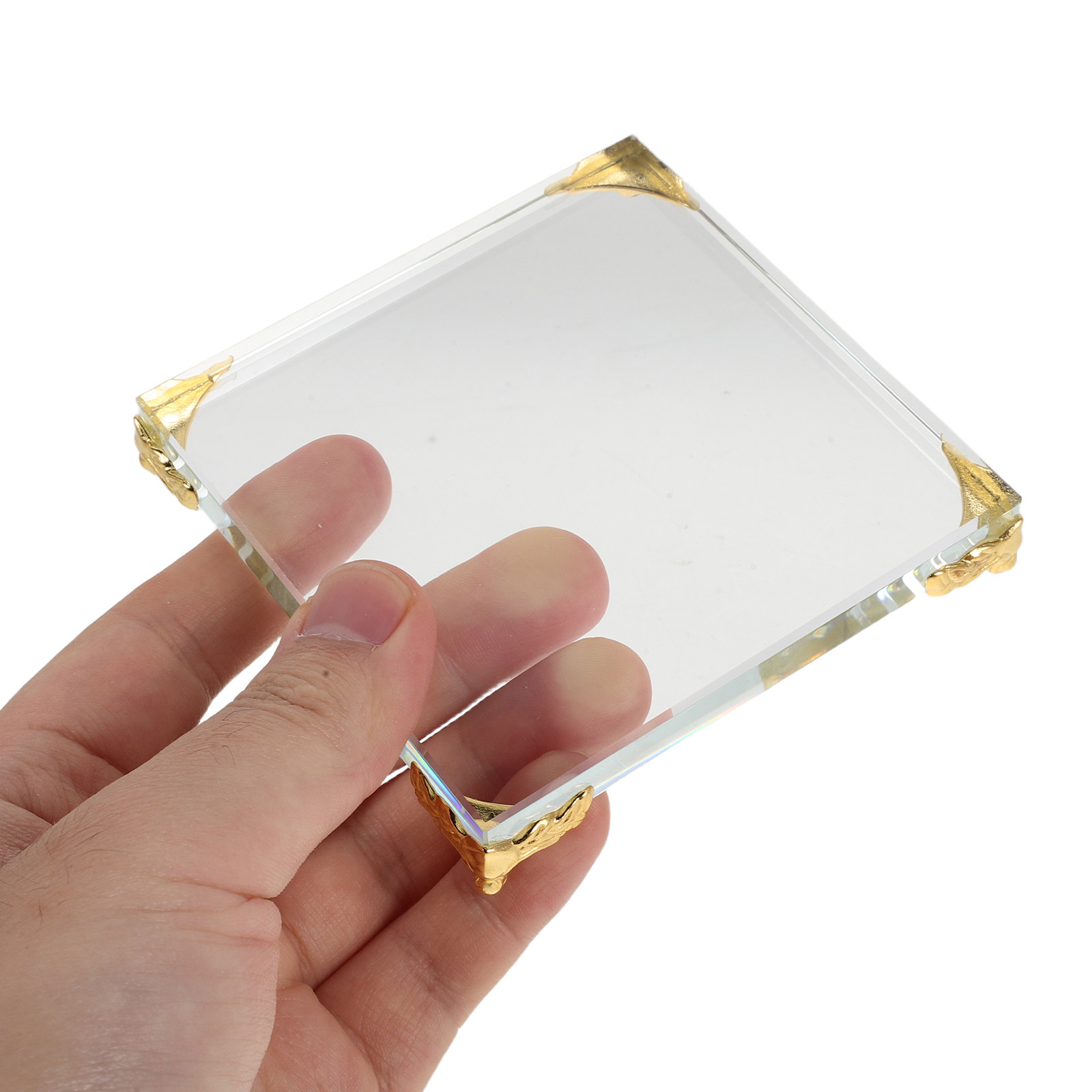 قاعدة عرض زخرفية مربعة من الكر - مراجعة Paper Weight Crystal وسعره